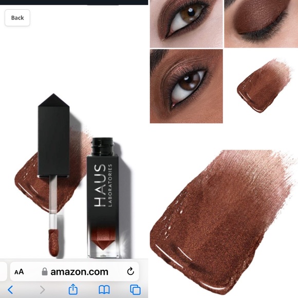 NWOB Lady Gaga Haus Labs Glam Attack Liquid Shimmer Shadow. “Rye” (no box) - Picture 4 of 7